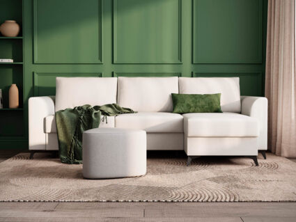 Диван Сонум Dario угловой Лаунж белый 1183