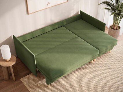 Диван Сонум Rain угловой Микровелюр Бежевый 985