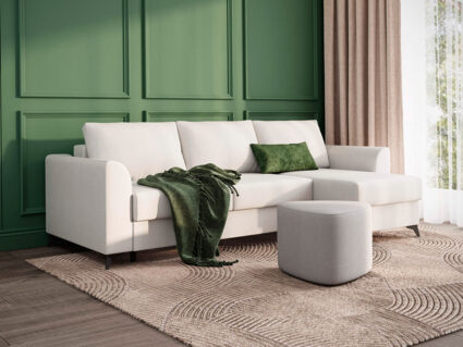 Диван Сонум Dario угловой Лаунж белый 1183